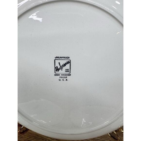 Harkerware Mid Century Star Lite Starburst Atomic Eames10.25” Dinner Plate Set 5 - Picture 6 of 7